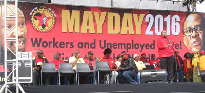 First May Day Rally of new labour federation