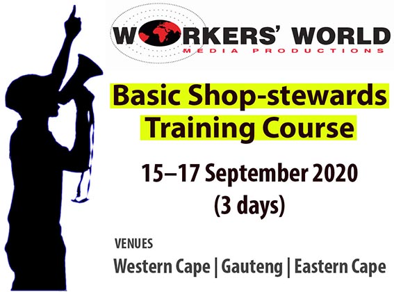 Basic Shop-stewards Training Course | 15–17 September