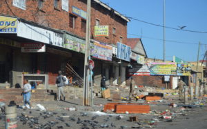 Alex radio station trashed and looted
