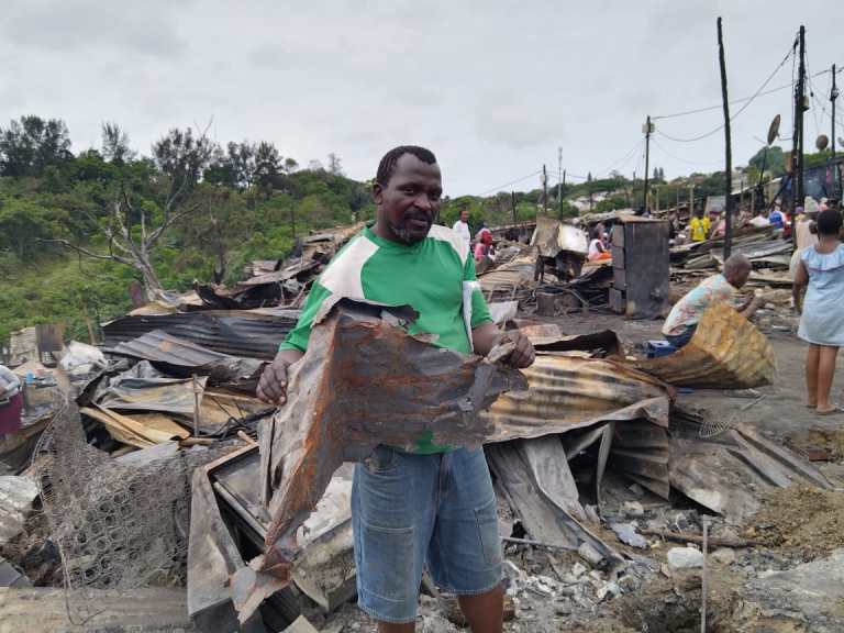 Thandanani residents blame eThekwini for spread of shack fire