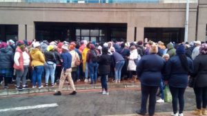 Healthworkers in the EC protest for re-employment
