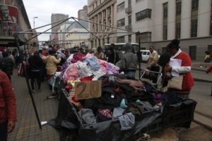 Informal traders resist forced removal by the City of Johannesburg