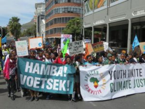 Climate activists call for “system change”