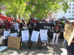 Activists march against austerity budget