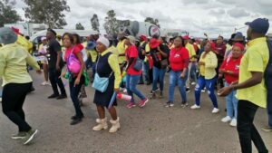 Makro workers begin ten-day wage strike with march in Pretoria