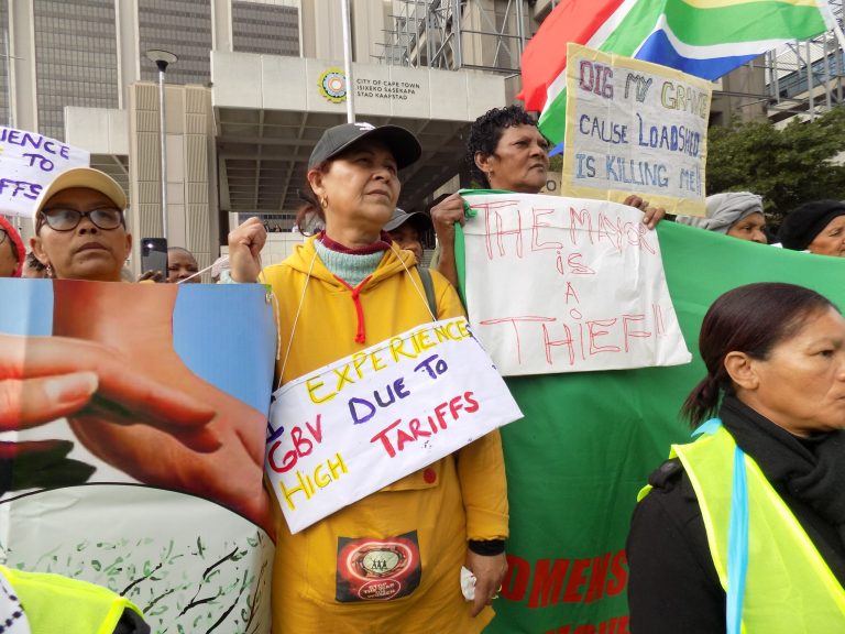 Cape Town residents protest ‘unaffordable’ electricity tariff increase