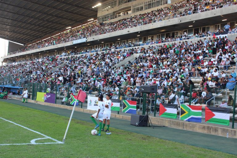 South Africa vs Palestine in solidarity match