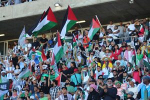 Palestine and South Africa share the cup