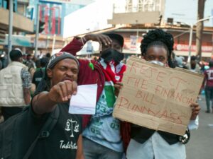 Uprising of the youth in Kenya