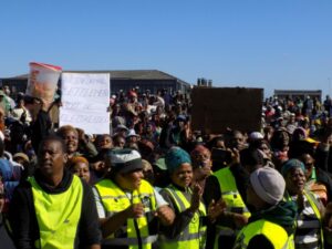 Frustrated Khayelitsha residents march to demand Eskom re-open service centre