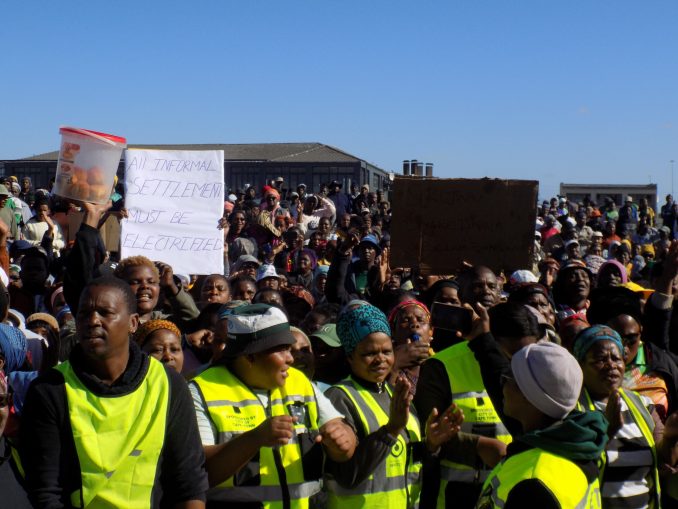 Frustrated Khayelitsha residents march to demand Eskom re-open service centre