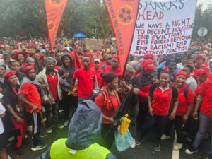 Residents of Shaka’s Head march against evictions