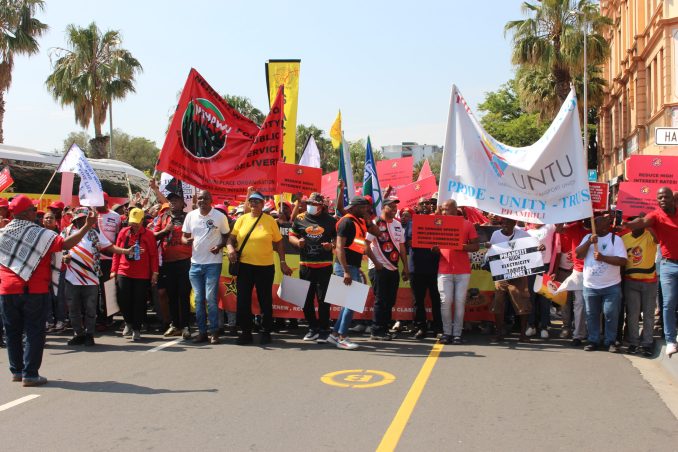 Cosatu marches for decent work and against inequality