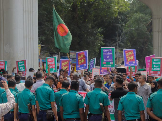 Workers call on fashion brands and Bangladesh’s interim government to end their repression