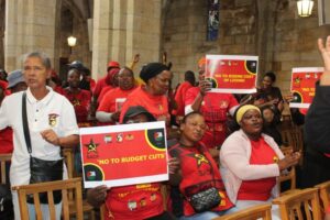 Cosatu, Saftu and SACP unite against budget cuts