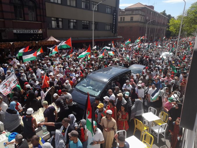 Thousands march in Cape Town to demand action against Zionism and Israel