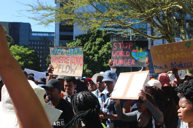 Food protests in Joburg and Cape Town